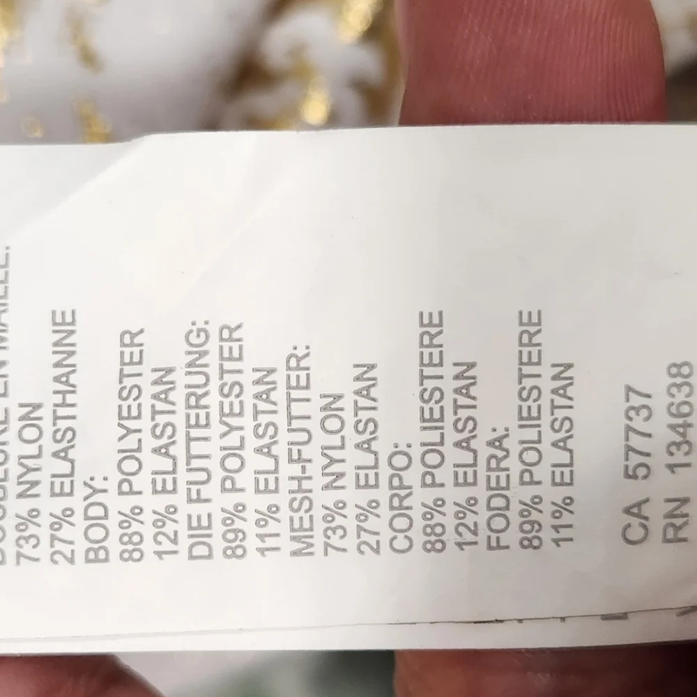 Fabletic on the go sport bra / copper foil snake xs - Picture 4 of 5